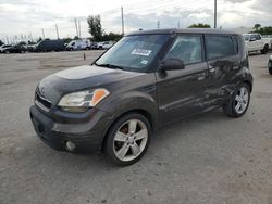 Salvage cars for sale at Miami, FL auction: 2010 KIA Soul +