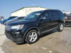 Salvage cars for sale at Haslet, TX auction: 2018 Ford Explorer XLT