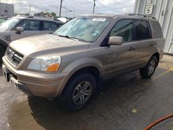 Salvage cars for sale at Chicago Heights, IL auction: 2004 Honda Pilot EXL