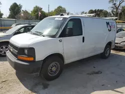 Salvage trucks for sale at Wichita, KS auction: 2017 Chevrolet Express G2500