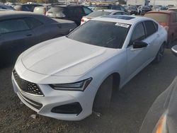 Acura salvage cars for sale: 2021 Acura TLX Advance