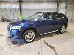 Salvage cars for sale at Chalfont, PA auction: 2018 Audi Q5 Premium Plus