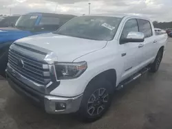 Toyota salvage cars for sale: 2018 Toyota Tundra Crewmax Limited