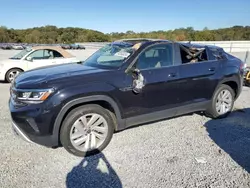 Salvage cars for sale at Gastonia, NC auction: 2021 Volkswagen Atlas Cross Sport SE