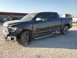 Salvage cars for sale at Andrews, TX auction: 2020 Toyota Tundra Crewmax 1794