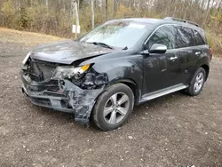 Salvage cars for sale at Cookstown, ON auction: 2011 Acura MDX Technology