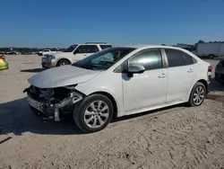 Toyota Corolla le salvage cars for sale: 2022 Toyota Corolla LE