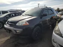 Salvage cars for sale at Chicago Heights, IL auction: 2002 Acura MDX Touring