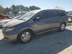 Salvage cars for sale at Loganville, GA auction: 2014 Honda Odyssey LX