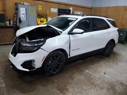 Salvage cars for sale at Kincheloe, MI auction: 2023 Chevrolet Equinox RS