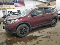 Honda Vehiculos salvage en venta: 2016 Honda CR-V SE