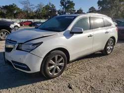 Carros salvage sin ofertas aún a la venta en subasta: 2015 Acura MDX Advance