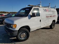 Ford salvage cars for sale: 2003 Ford Econoline E350 Super Duty Van