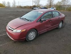 Honda salvage cars for sale: 2008 Honda Civic DX-G