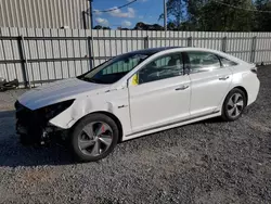 Salvage cars for sale at auction: 2017 Hyundai Sonata Hybrid