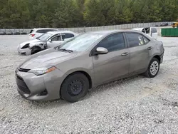 Salvage cars for sale at Gainesville, GA auction: 2017 Toyota Corolla L