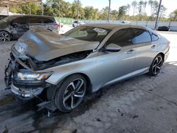 Salvage cars for sale at Cartersville, GA auction: 2019 Honda Accord Sport