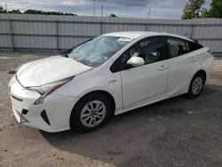 Salvage cars for sale at Dunn, NC auction: 2016 Toyota Prius