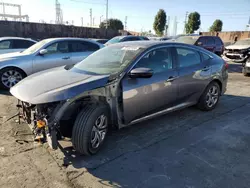 Salvage cars for sale at Wilmington, CA auction: 2018 Honda Civic LX