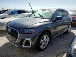 Salvage cars for sale at Arcadia, FL auction: 2022 Audi Q5 E Premium Plus 55