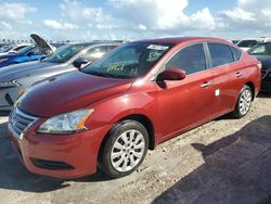 Salvage vehicles for parts for sale at auction: 2015 Nissan Sentra S