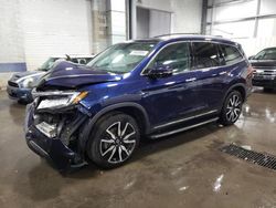 Salvage cars for sale at Ham Lake, MN auction: 2019 Honda Pilot Touring