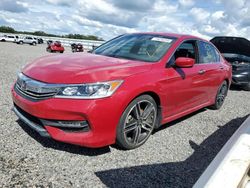 Salvage cars for sale at Riverview, FL auction: 2017 Honda Accord Sport Special Edition