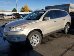 Salvage cars for sale at Littleton, CO auction: 2012 Chevrolet Traverse LT