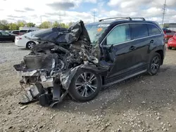 Salvage cars for sale at Columbus, OH auction: 2018 Toyota Highlander LE