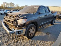 Salvage cars for sale from Copart Spartanburg, SC: 2015 Toyota Tundra Double Cab SR