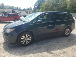 Salvage cars for sale at Knightdale, NC auction: 2016 Honda Odyssey EXL