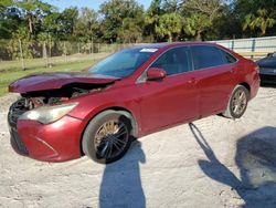 Salvage cars for sale from Copart Fort Pierce, FL: 2015 Toyota Camry LE