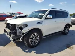 Salvage cars for sale at Grand Prairie, TX auction: 2017 Nissan Armada SV