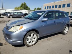 Toyota salvage cars for sale: 2005 Toyota Corolla Matrix XRS