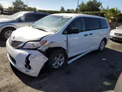 Toyota salvage cars for sale: 2013 Toyota Sienna