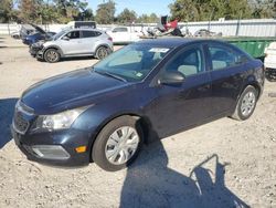 Chevrolet salvage cars for sale: 2015 Chevrolet Cruze LS