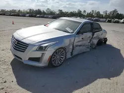 Salvage cars for sale at Houston, TX auction: 2017 Cadillac CTS Luxury