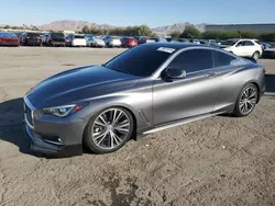 Salvage cars for sale at Las Vegas, NV auction: 2019 Infiniti Q60 Pure