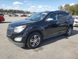 Chevrolet salvage cars for sale: 2016 Chevrolet Equinox LTZ