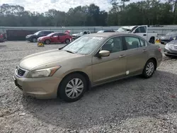 Salvage cars for sale at Augusta, GA auction: 2010 Honda Accord LX