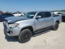 Salvage cars for sale at Houston, TX auction: 2021 Toyota Tacoma Double Cab