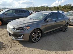 Ford salvage cars for sale: 2019 Ford Fusion Titanium