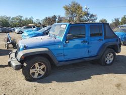 Salvage cars for sale at Baltimore, MD auction: 2015 Jeep Wrangler Unlimited Sport