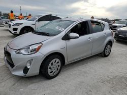 Salvage cars for sale at Arcadia, FL auction: 2016 Toyota Prius C