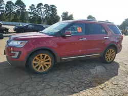 Salvage cars for sale at Longview, TX auction: 2016 Ford Explorer Limited