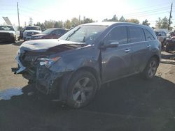 Salvage cars for sale at Denver, CO auction: 2010 Acura MDX Technology