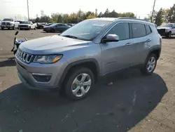 Salvage cars for sale at Denver, CO auction: 2018 Jeep Compass Latitude