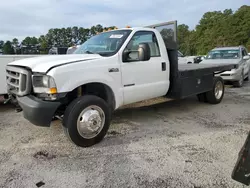 Salvage trucks for sale at Harleyville, SC auction: 2001 Ford F450 Super Duty