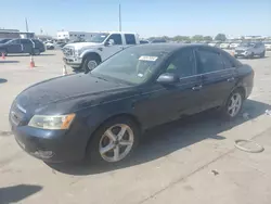 Salvage cars for sale at Grand Prairie, TX auction: 2006 Hyundai Sonata GLS