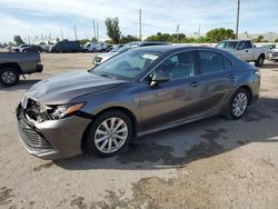 Salvage cars for sale at Miami, FL auction: 2020 Toyota Camry LE